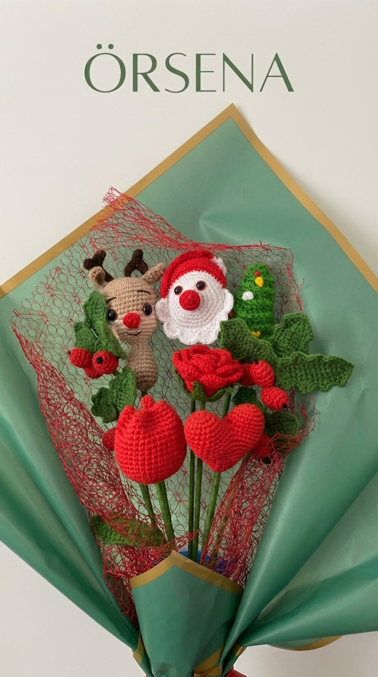 ÖRSENA El Örgüsü Yılbaşı Masalı Buketi